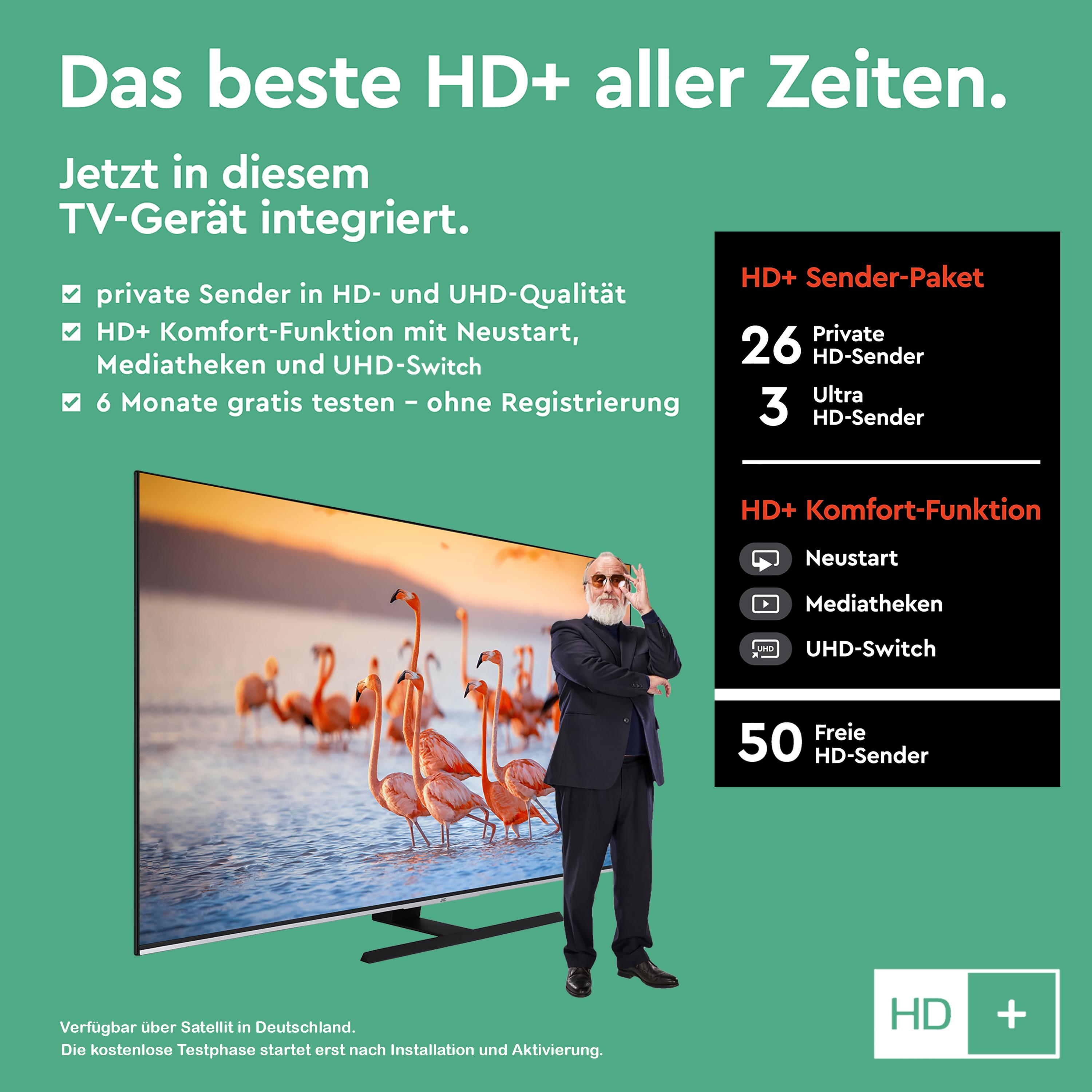 164 SMART UHD TV) Zoll 65 / LT-65VU8156 (Flat, LED JVC 4K, TV cm,