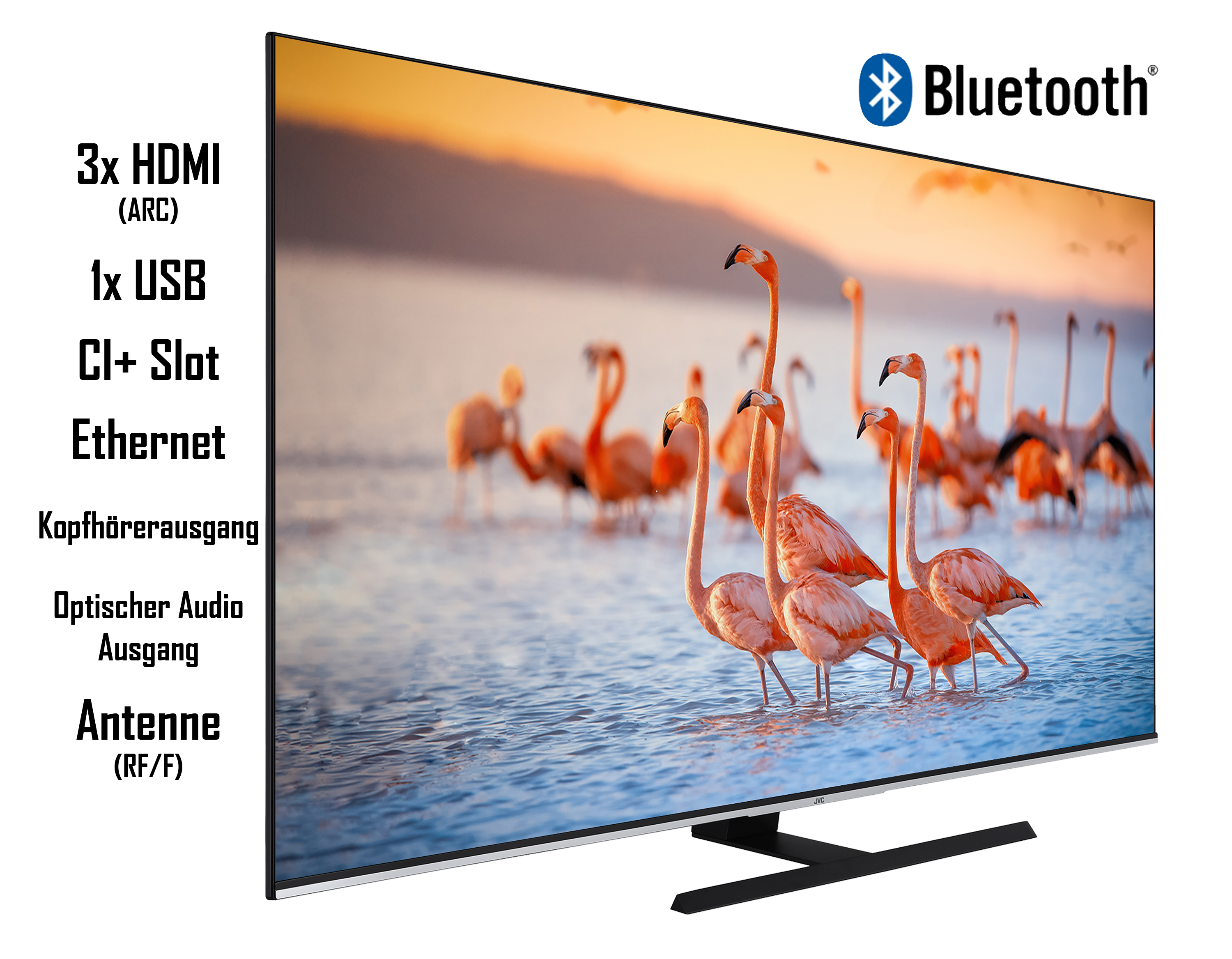 164 SMART UHD TV) Zoll 65 / LT-65VU8156 (Flat, LED JVC 4K, TV cm,