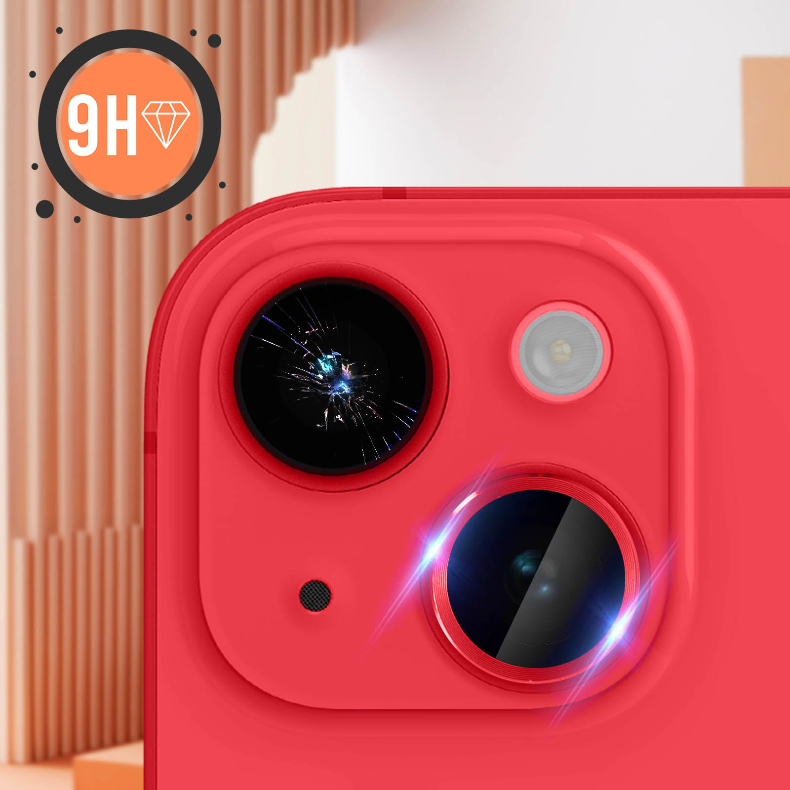 Folien(für iPhone Series 14 AVIZAR Plus) Rückkamera Color Apple