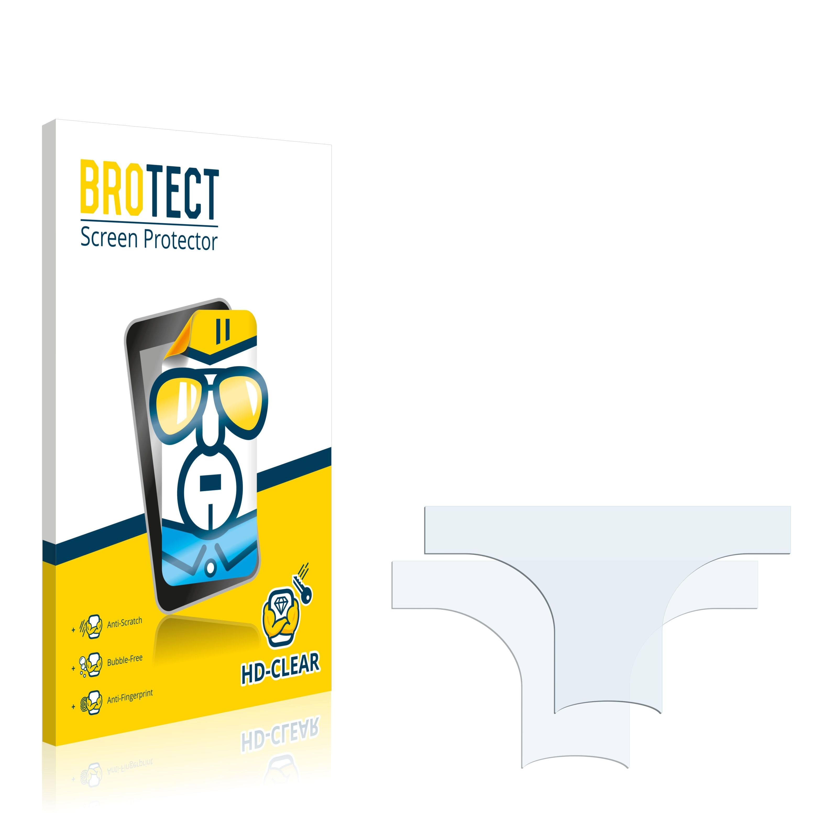 BC1 (E-Bike Schutzfolie(für AsVIVA klare FBA BROTECT B Display)) 2x