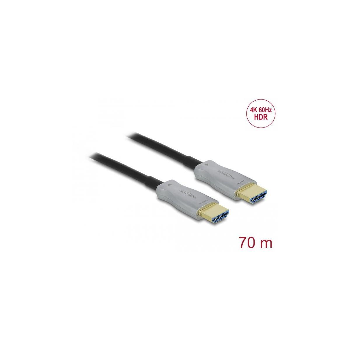 Kabel, HDMI DELOCK 84136 Schwarz