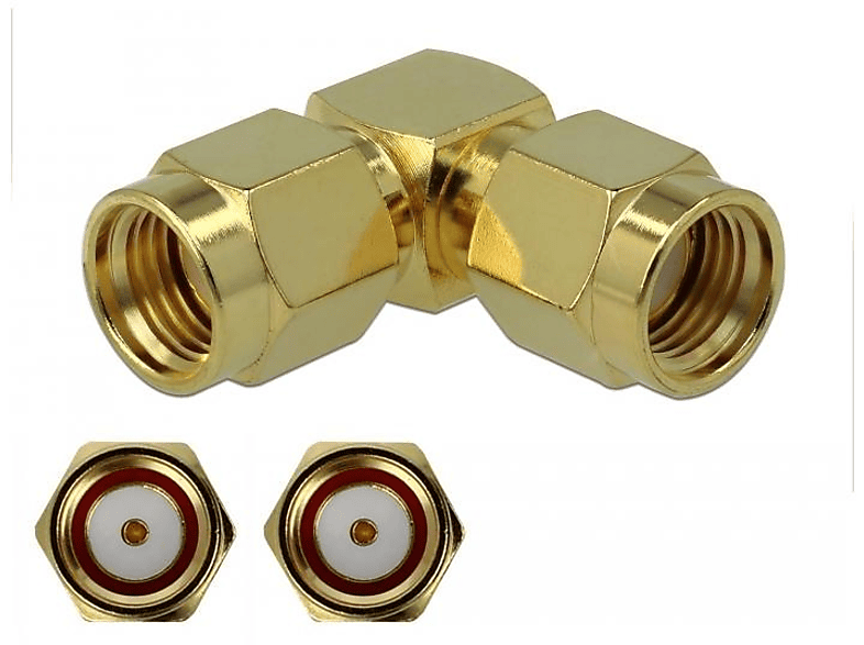DELOCK 89962 Gold Stecker/Steckverbinder