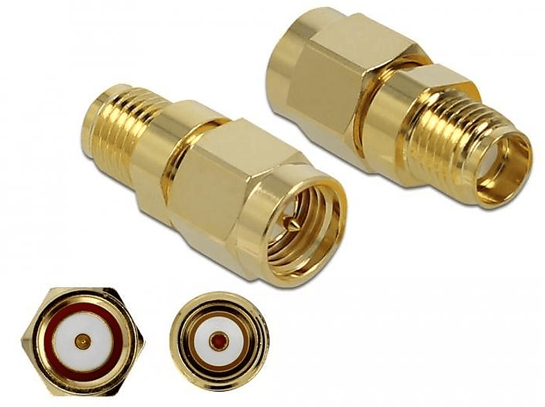 DELOCK 89972 Stecker/Steckverbinder, Gold | Adapter & Kabel