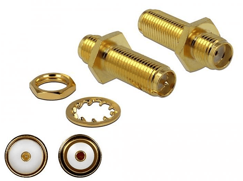 DELOCK 89969 Stecker/Steckverbinder, Gold | Adapter & Kabel