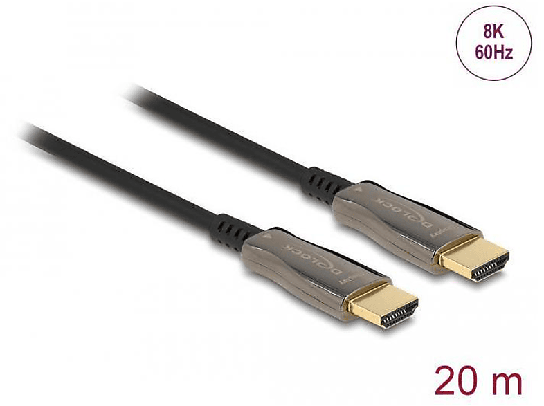 Schwarz 84038 Kabel, HDMI DELOCK