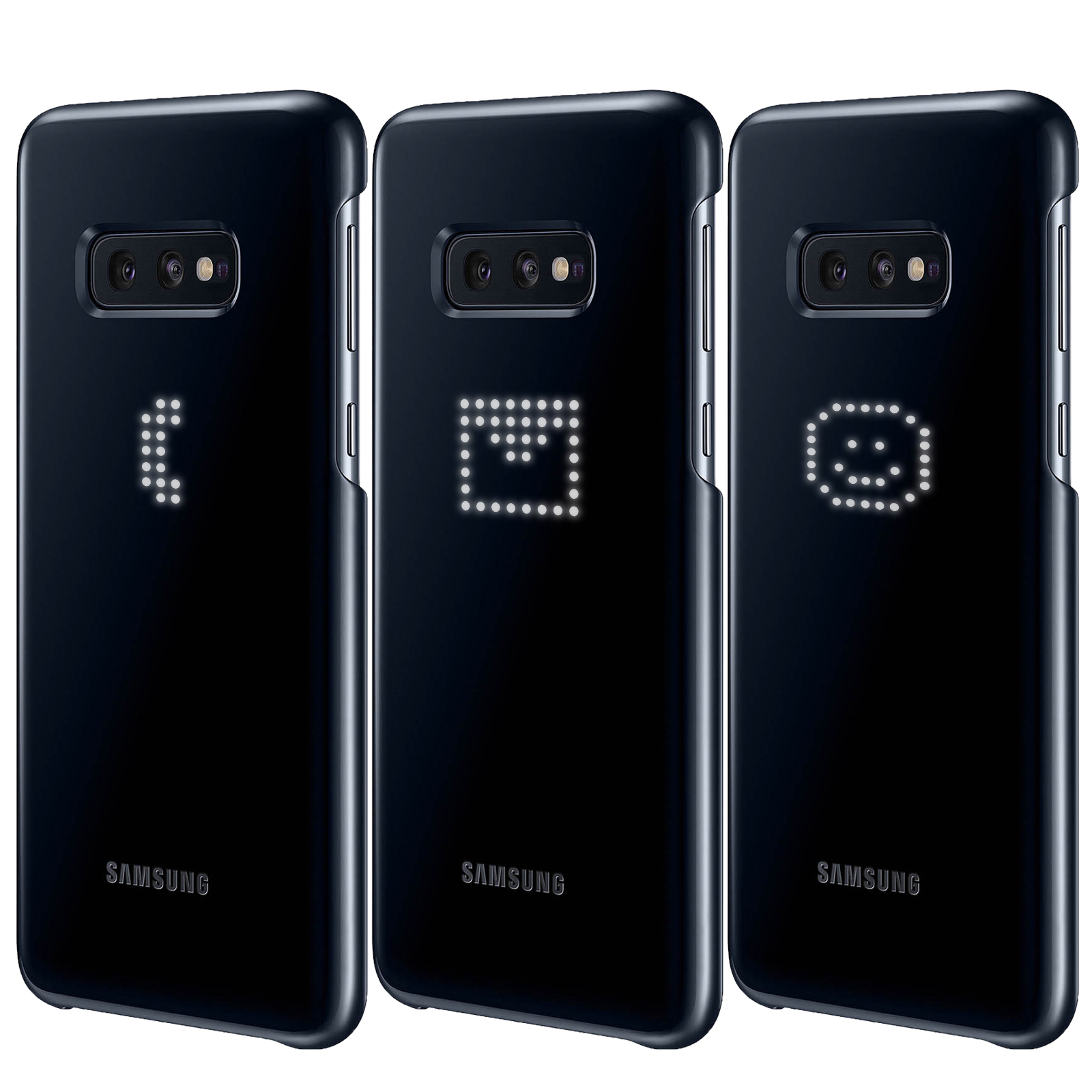 SAMSUNG LED Series, Backcover, Schwarz Samsung, Galaxy Cover S10e,