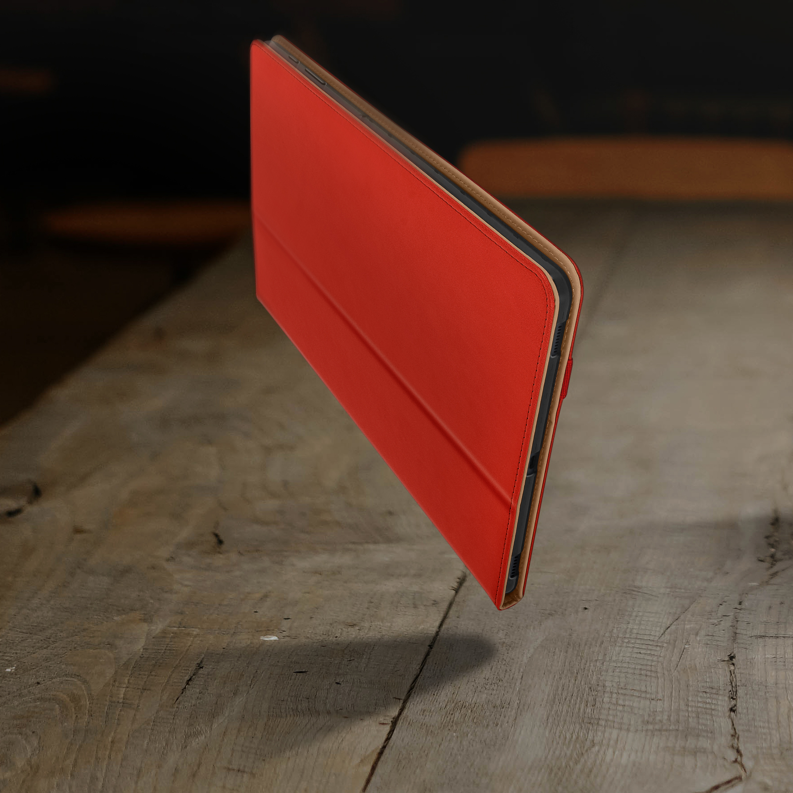 AVIZAR Pro Series Etui Rot Leder, für Bookcover Samsung