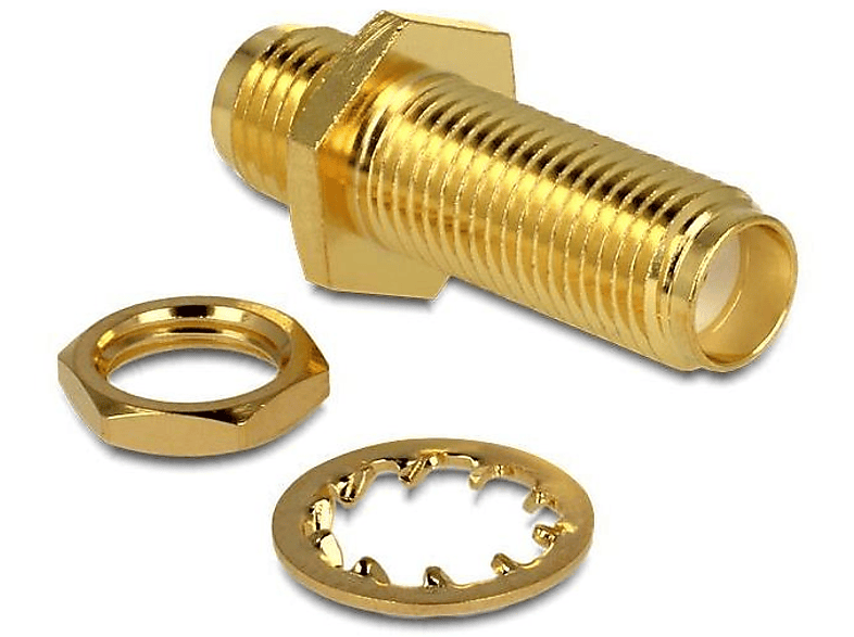 88779 Gold DELOCK Stecker/Steckverbinder,