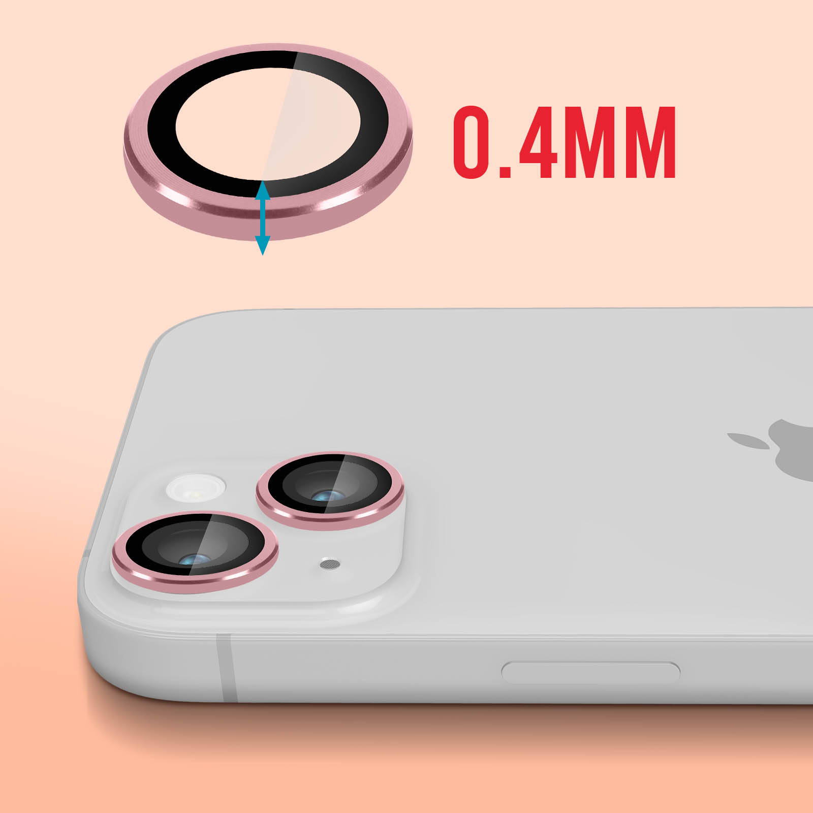 AVIZAR Color Series Rückkamera Apple 14 Plus) iPhone Folien(für