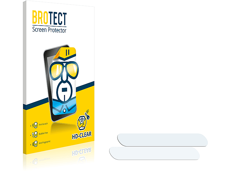 BROTECT 2x Schutzfolie(für klare Samsung Fold) Galaxy