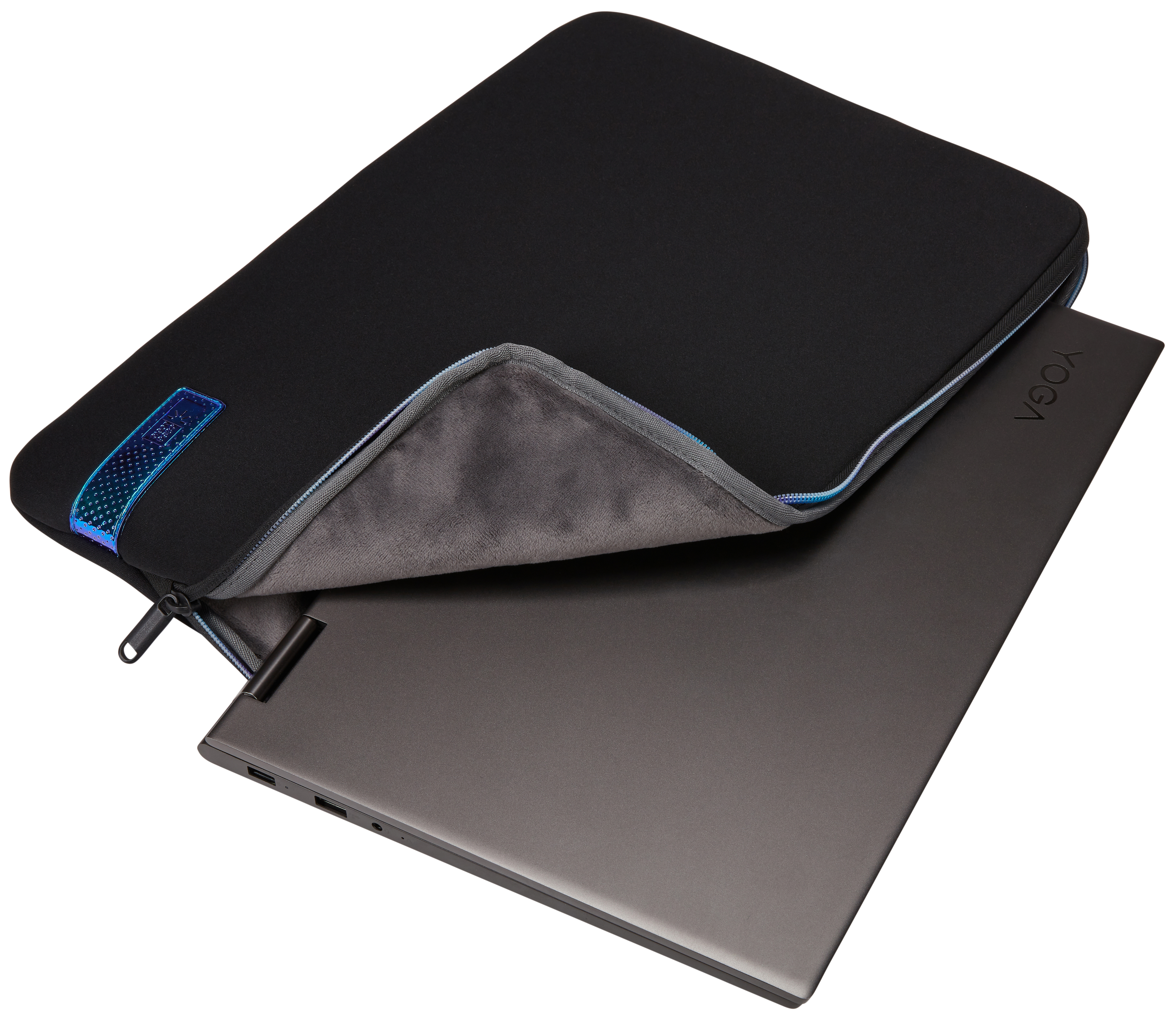 CASE LOGIC Reflect Notebook Sleeve Sleeve Universal Schwarz/Öl Polyester, für