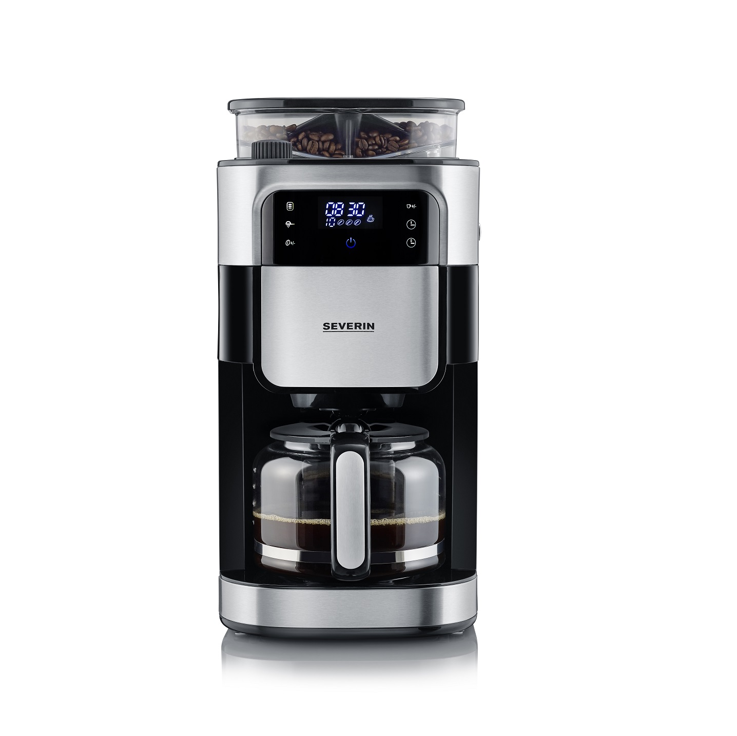 Cafetera de goteo - KA 4813 SEVERIN, 1,000 W, 1,25 l, Gris