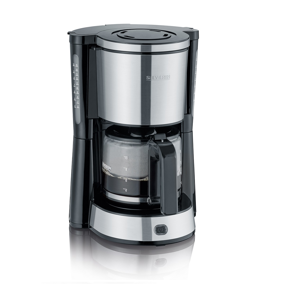 Cafetera de goteo - KA 4822 SEVERIN, 1,000 W, 1,25 l, Gris