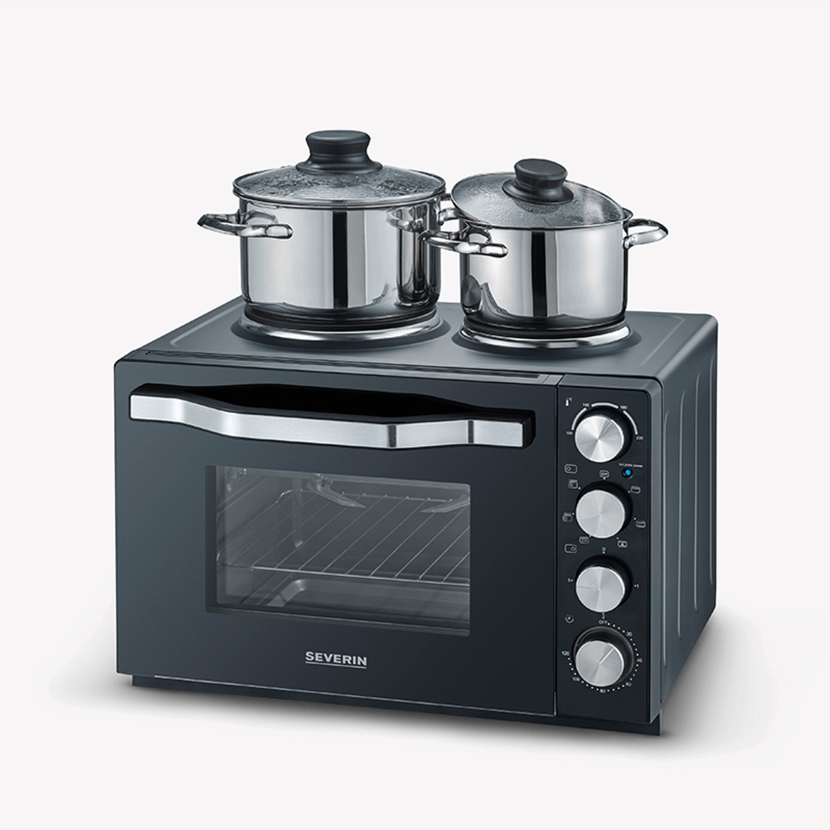 Mini horno - TO_2074 SEVERIN, Negro