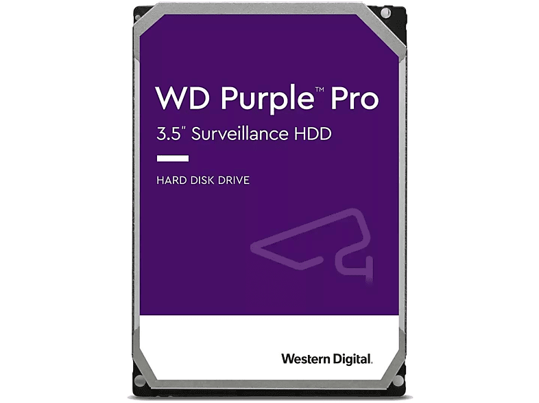 WESTERN DIGITAL WD Purple Pro Surveillance Hard Drive - 8 TB (SATA, 3.5, 7200rpm, WD8001PURP), 8 TB, HDD, 3,5 Zoll, intern