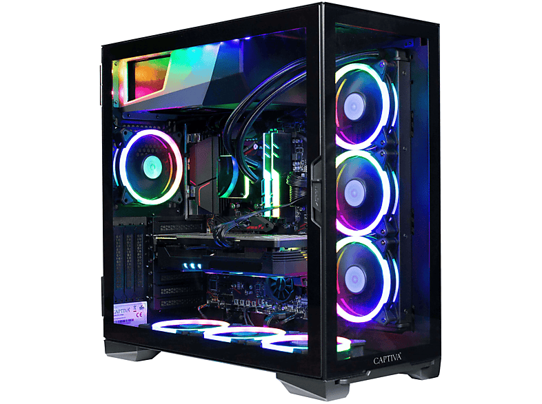 CAPTIVA Advanced Gaming I74-957, ohne Betriebssystem, Gaming-PC mit Intel® Core™ i7 Prozessor, 32 GB RAM, 1000 GB SSD, NVIDIA GeForce RTX™ 4060 Ti , 8 GB