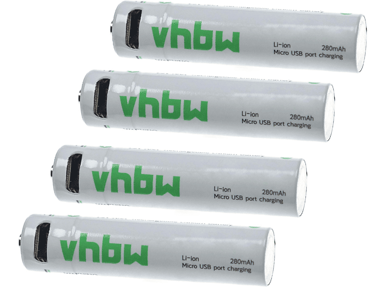 VHBW Li-Ion 1.5 280 für - Akku Zelle-USB-Anschluss, Volt,