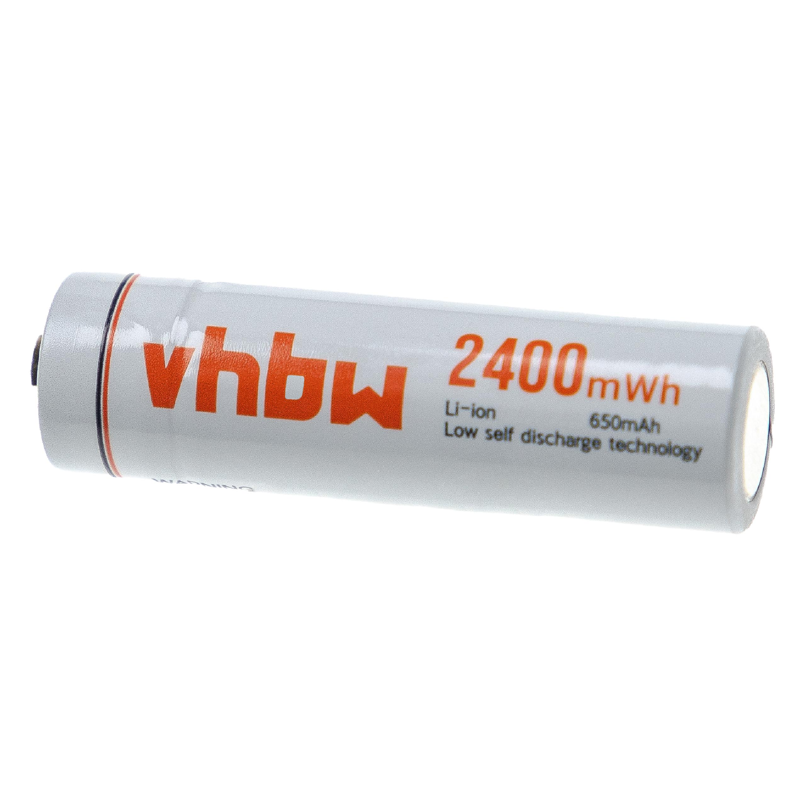 VHBW für Li-Ion Akku - Volt, 1.5 Zelle, AAA AA/ 650