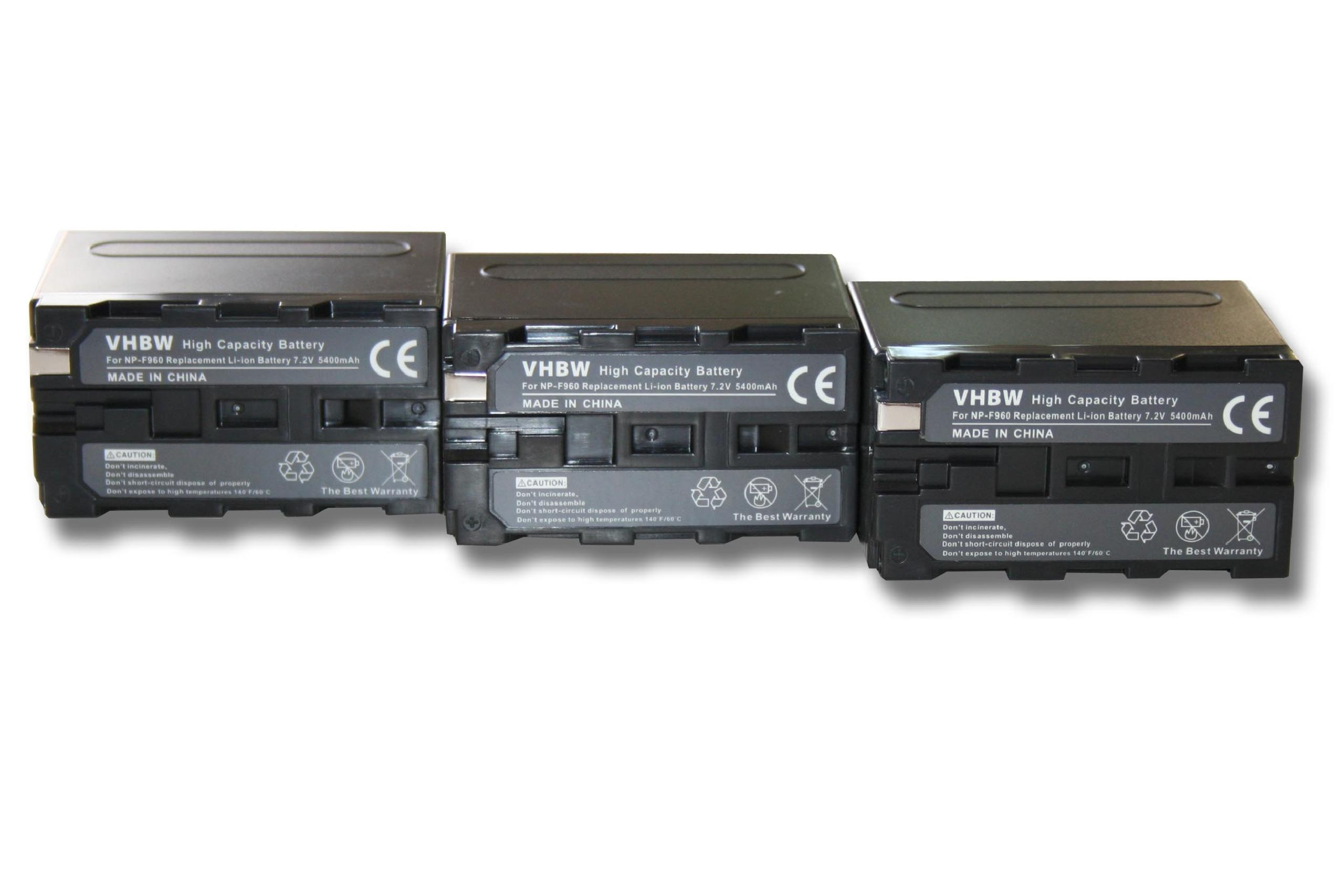 VHBW kompatibel mit Volt, - DCR-TRV7, DCR-TRV720, DCR-TRV525 7.2 Li-Ion DCR-TRV510, DCR-TRV520, Akku Sony 6000 Videokamera, DCR-TRV820E