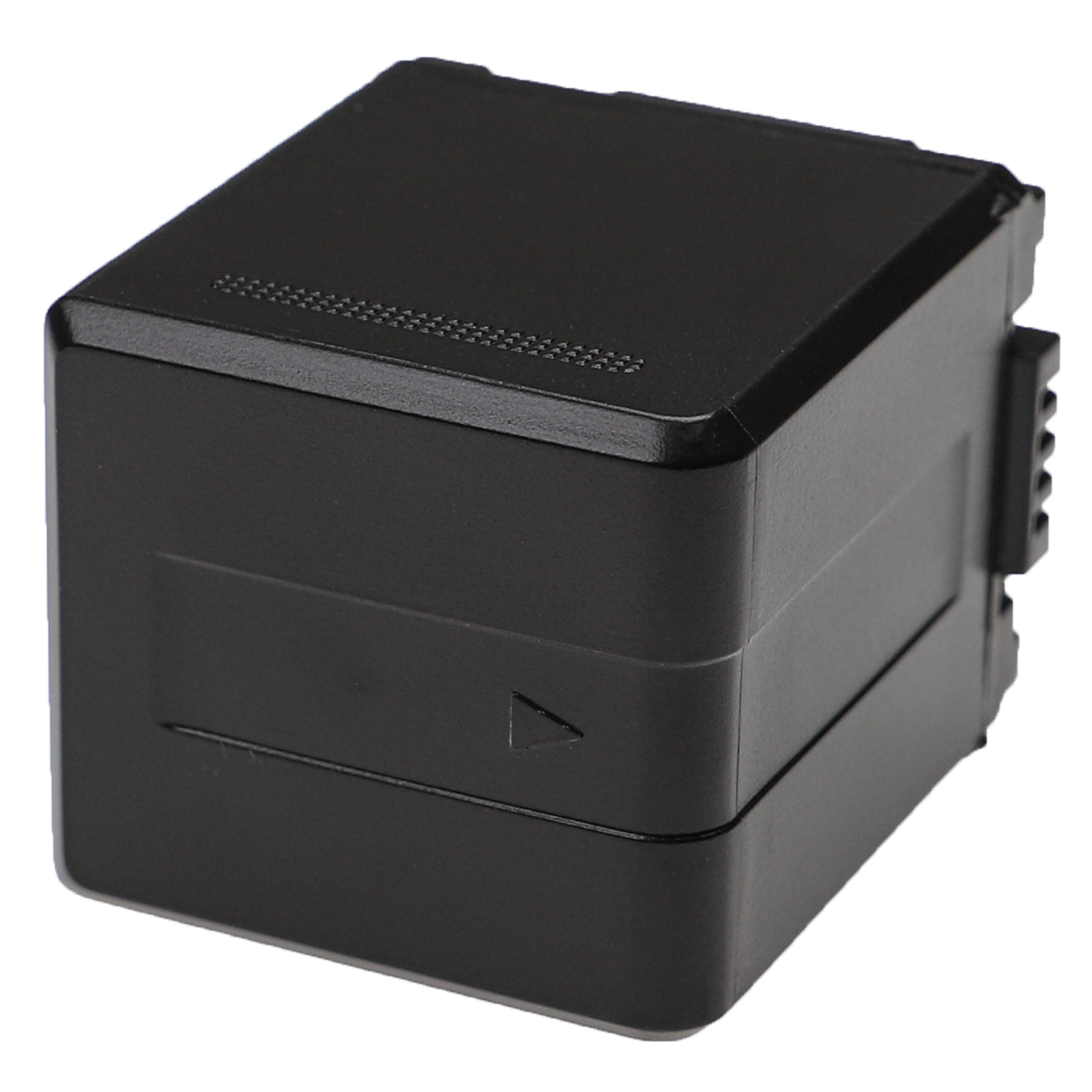 Schwarze, quadratische, geschlossene Box mit einem Dreieck und einer gestrichelten Linie. Die Box hat ein mattes Finish.