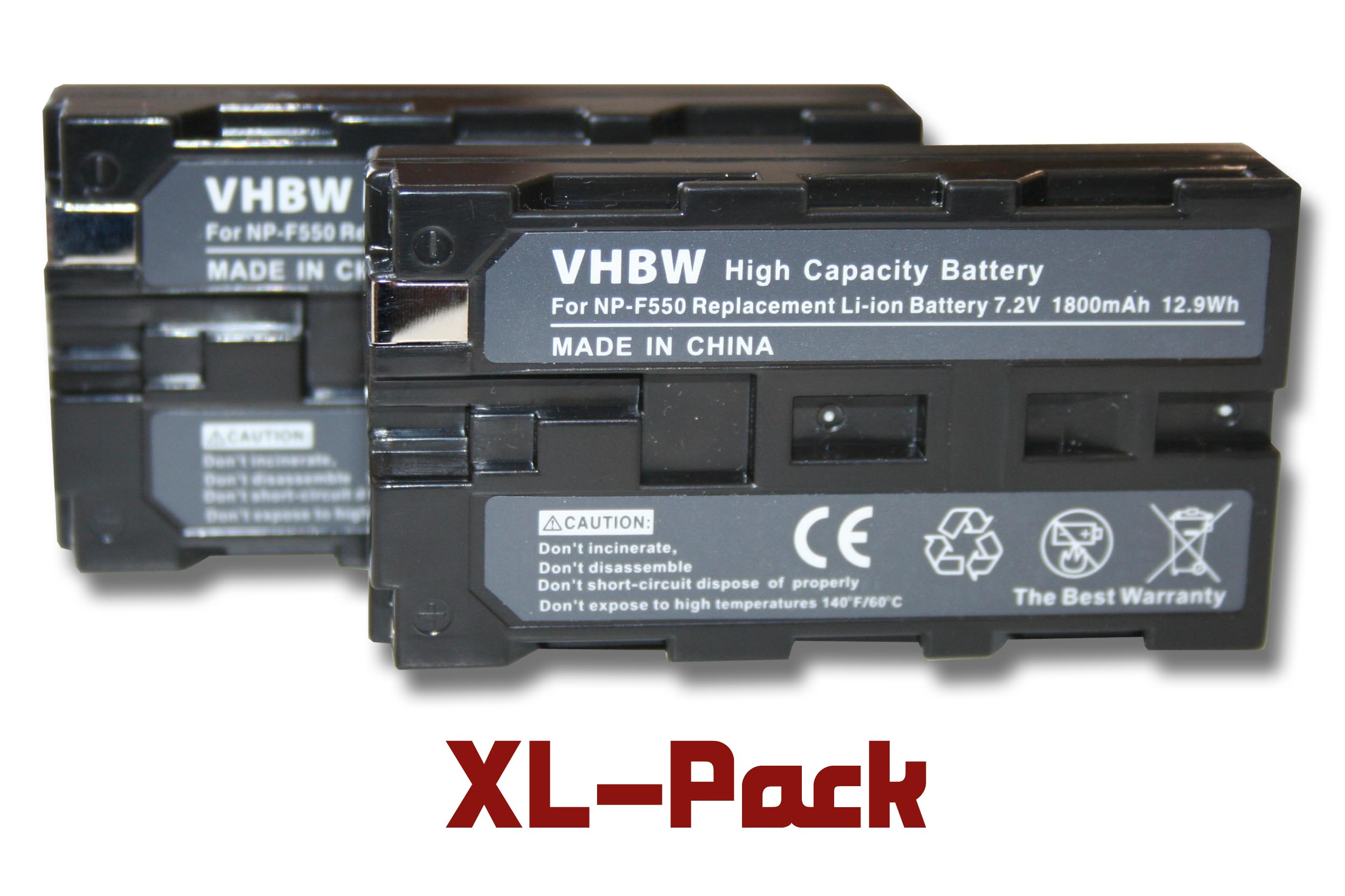 VHBW GV-A500, 1800 Volt, HDR-AX2000, GV-D200, Akku kompatibel 7.2 GV-A500E Sony Li-Ion DSR-PD100A, - mit Videokamera, GV-D800,