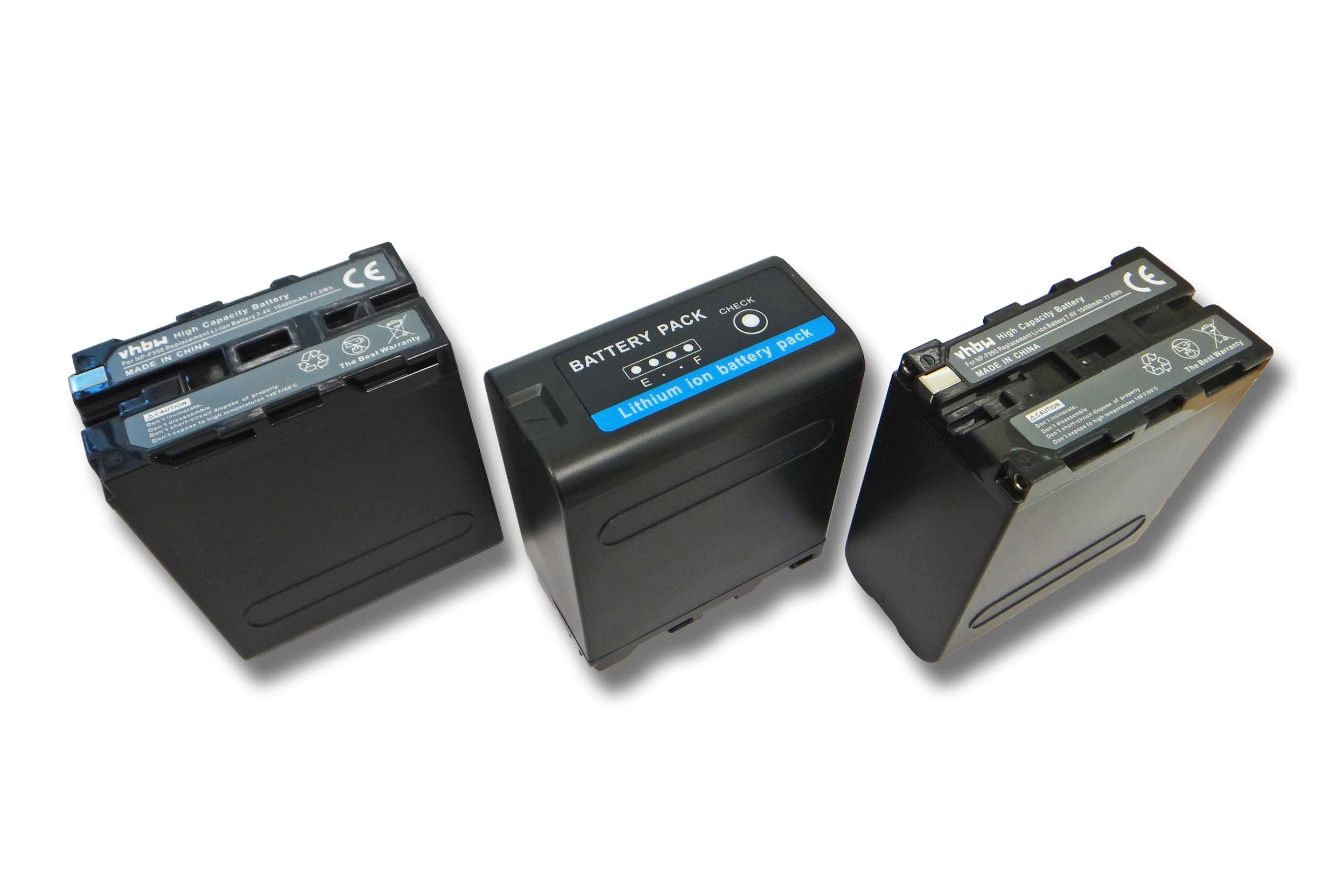 Volt, HDR Akku kompatibel mit Serie Videokamera, HDR-AX2000 7.4 - HDR-AX2000E, VHBW Li-Ion Sony 10400
