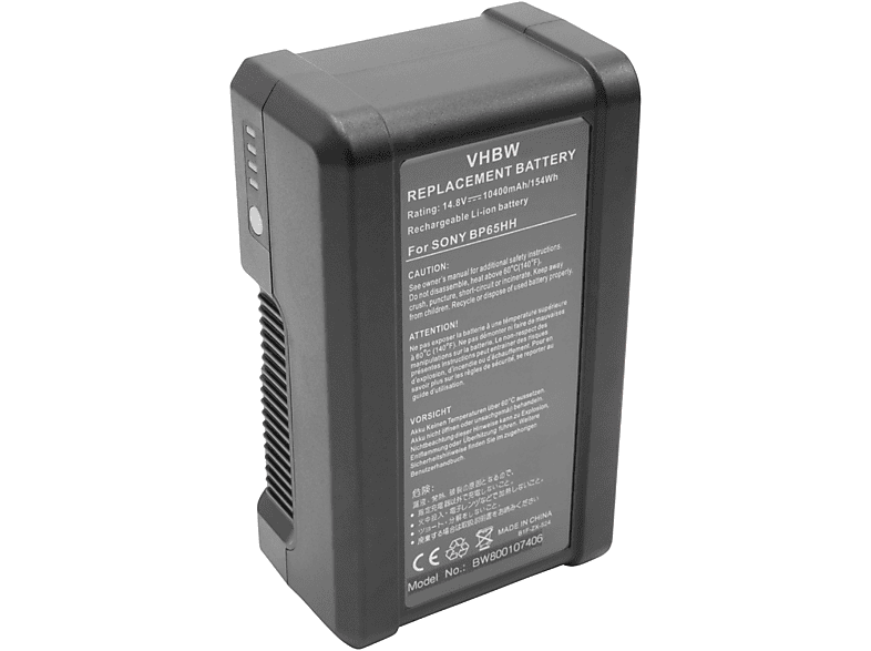 DNW-90WS, DNW-90WSP DNW-90, kompatibel - DNW-7, mit DNV-7P, DNW-7P, 10400 Volt, DNW-90P, Akku Videokamera, 14.8 VHBW Sony DNV-7, Li-Ion