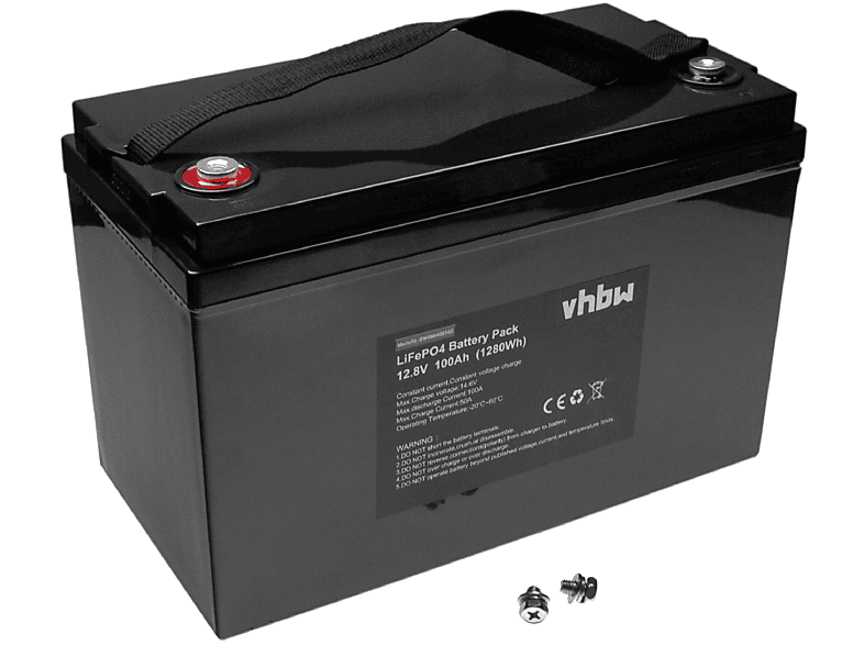 VHBW für LiFePO4 Akku - Wohnwagen, 12.8 Volt, 100000