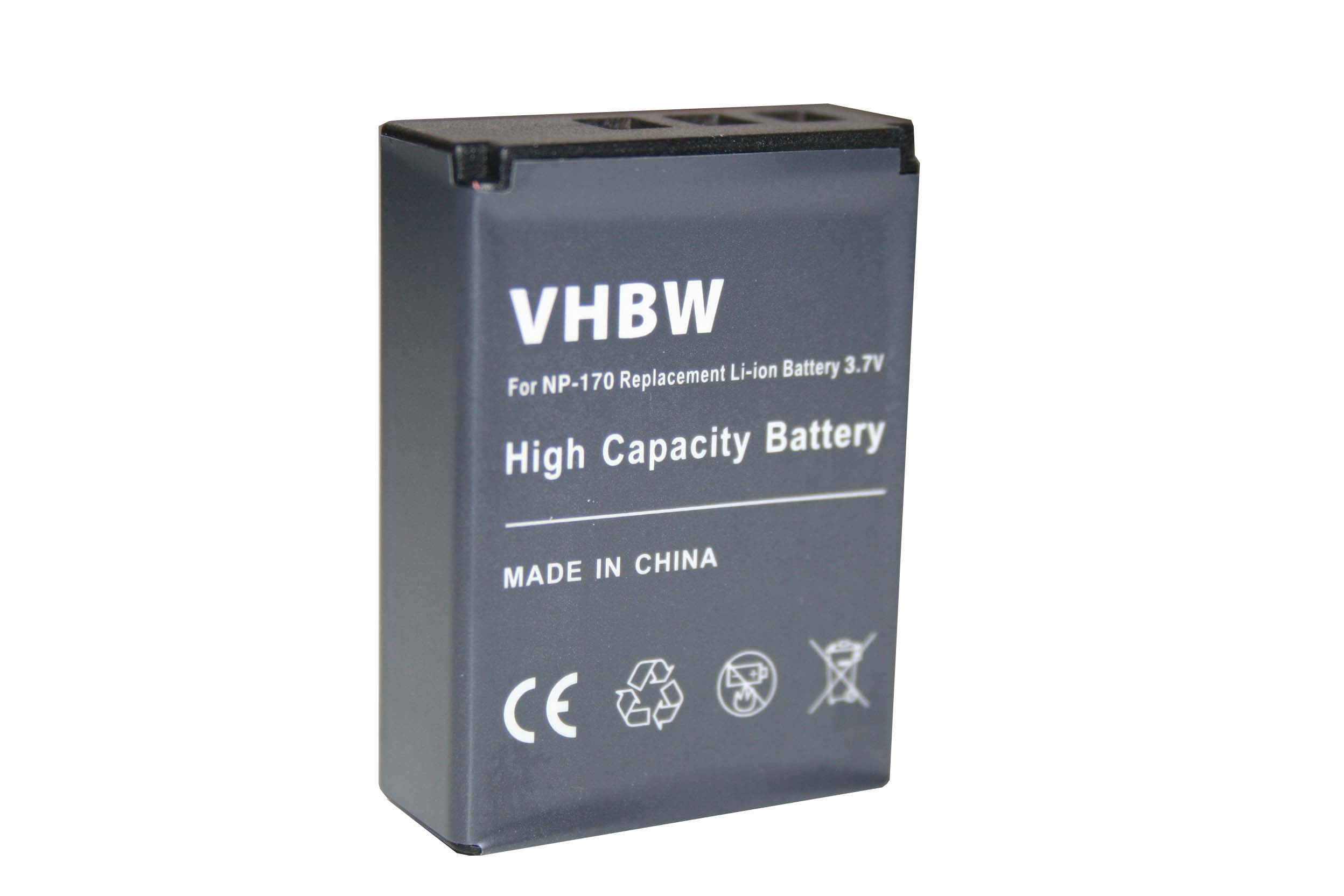 VHBW kompatibel Z100, Volt, 3.7 - mit Camileo Akku X416HD, Toshiba X416 1300 Videokamera, Li-Ion X200 X400, HD