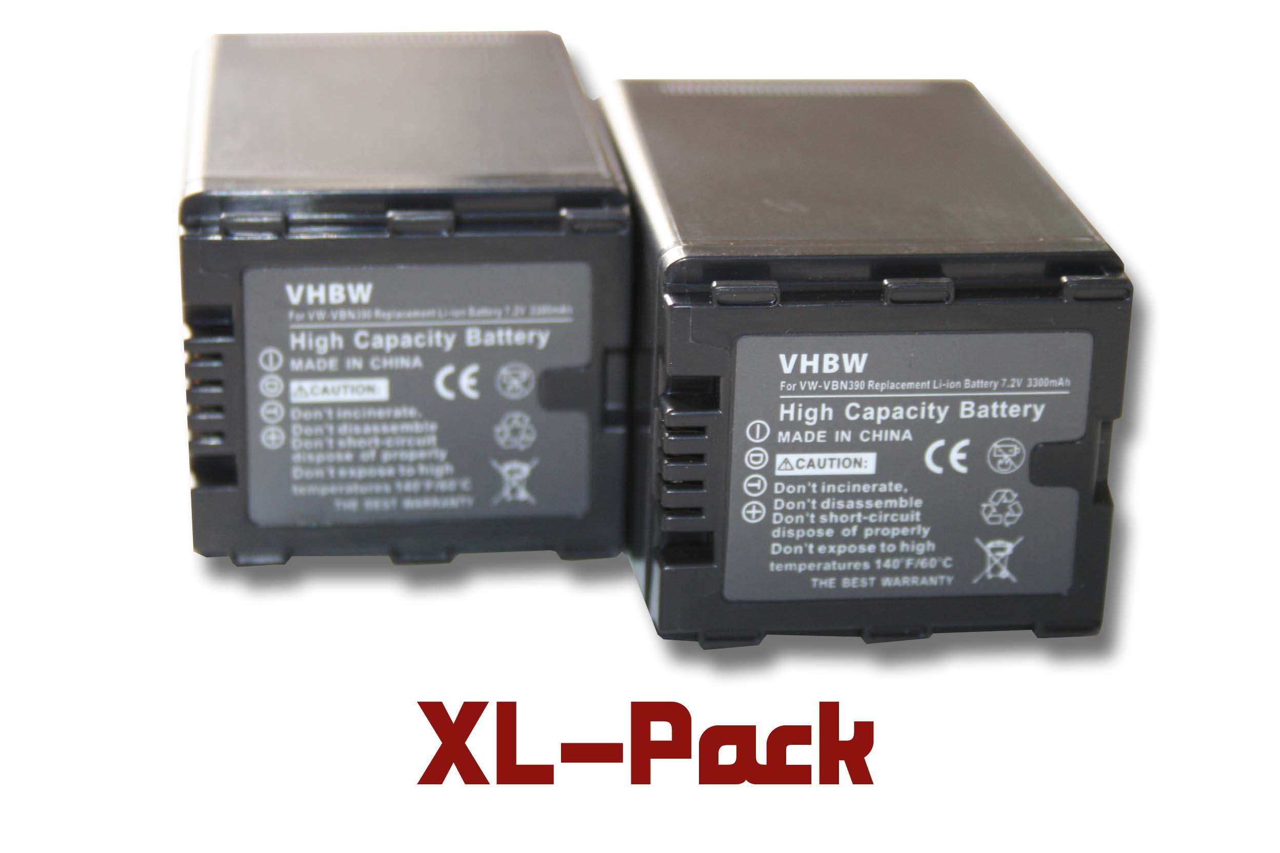 VHBW kompatibel mit Panasonic HDC-TM900, 3300 - 7.2 Videokamera, Li-Ion Volt, HDC-SD909 Akku