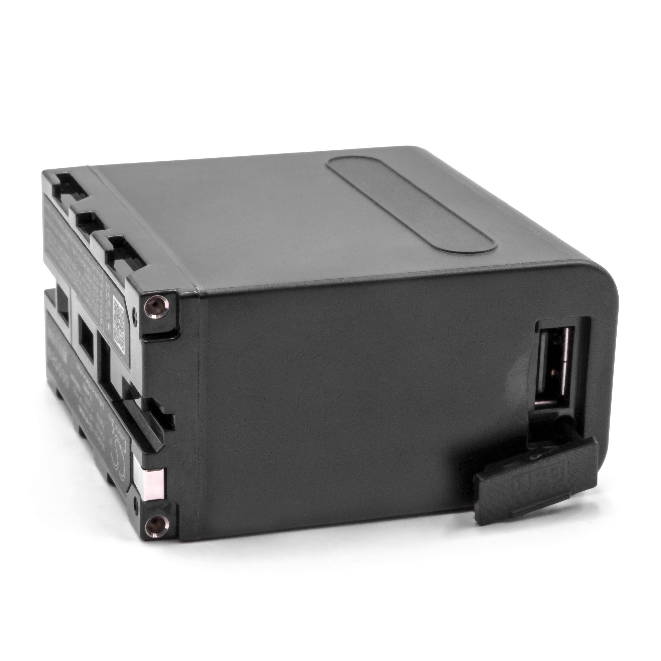 VHBW kompatibel mit Sony Videokamera, CCD-SC9, CCD-TR1 CCD-SC8/E, CCD-TR11, Akku Li-Ion Volt, CCD-SC7, 10200 - CCD-SC7/E, 7.4
