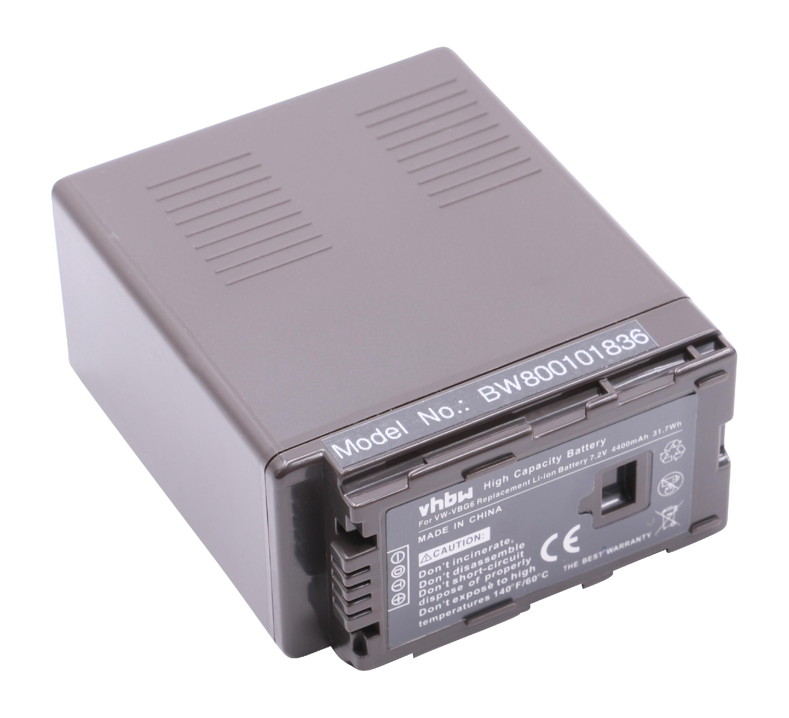 Videokamera, VHBW AG-HMC81E, - Li-Ion 7.2 kompatibel Volt, mit 4000 AG-HMC81, AG-HMC70, Panasonic AG-HMC71E, AG-HMC71 Akku