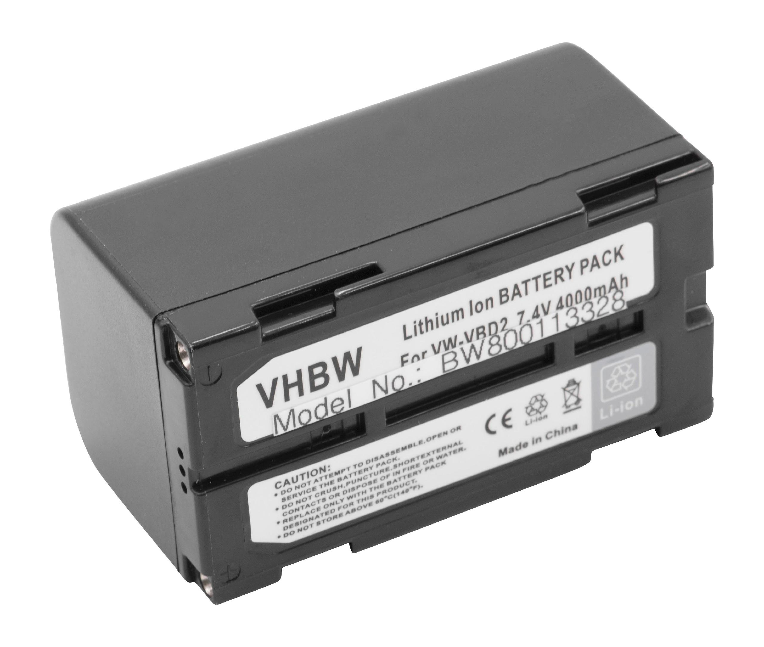 VHBW kompatibel mit Panasonic 4000 Li-Ion Volt, NV-GS10, NV-GS10EG-A, NV-GS100K, Akku Videokamera, NV-GS10EG-R NV-GS10B, 7.4 NV-GS10EG, 
