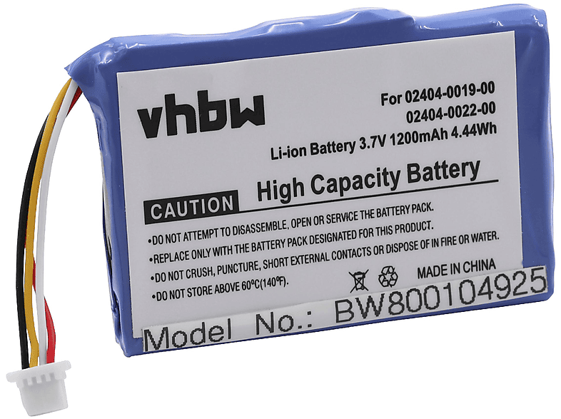 Batteria Vhbw Compatibile Per Cisco Flip | M31120B, Mino HD, 3rd Gen, F460 | 1200mAh, 3.7V, Li-Ion