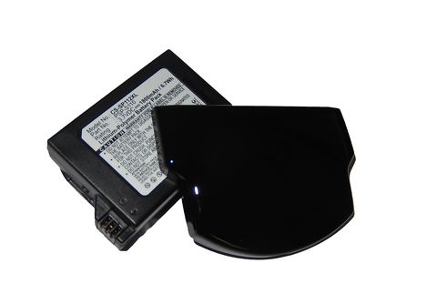 VHBW kompatibel mit Sony Playstation Portable Brite PSP-3002, PSP-3004,  PSP-3000, PSP-3001 Li-Polymer Akku - Spielekonsole, 3.7 Volt, 1800