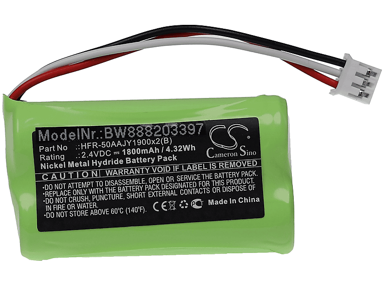 vhbw Batterie compatible avec Nvidia P2920, Shield Game Controller, Shield TV Game Controller console de jeux (1800mAh, 2,4V, NiMH