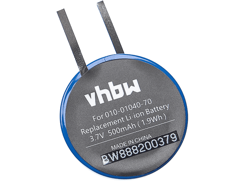 VHBW Ersatz Inc, Route Akku JD Li-Ion - PD3555 3.7 für 500 Volt, Garmin für RJD990101, 010-01040-70, Smartwatch