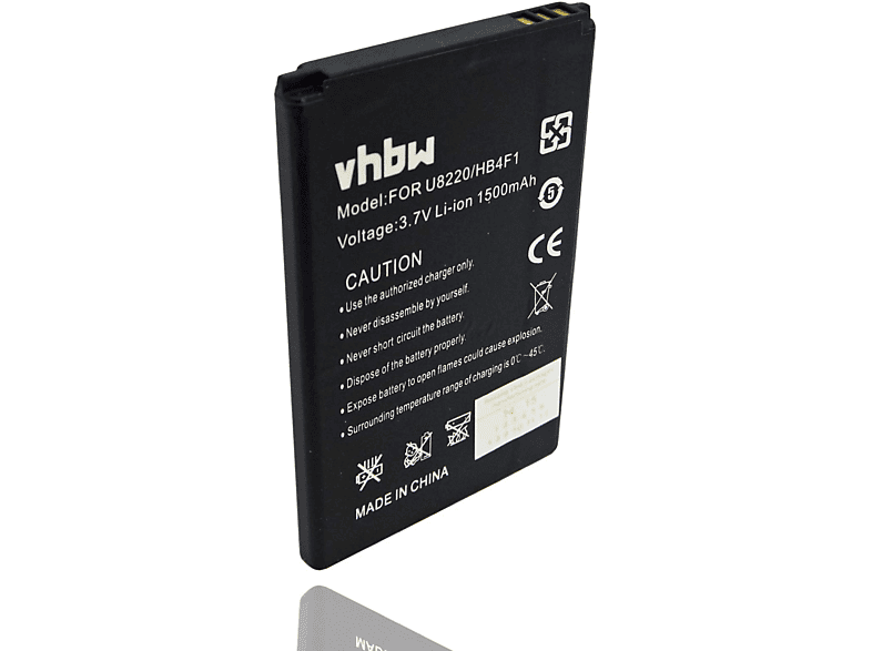 VHBW kompatibel mit Huawei Ascend G306T Li-Ion Akku - Router, 3.7 Volt, 1500
