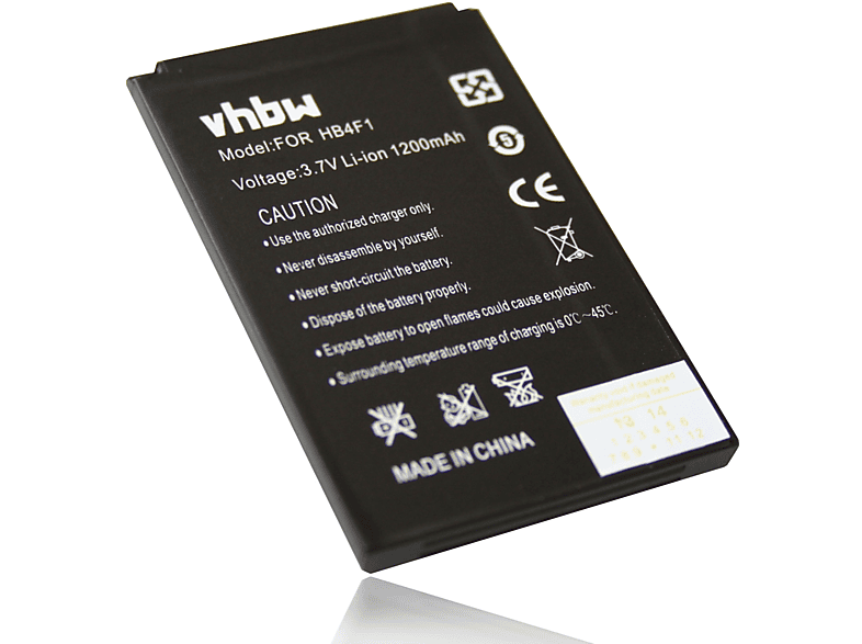 VHBW kompatibel mit 4G System Akku GO 3.7 Volt, - XSBox Li-Ion Router, 1200