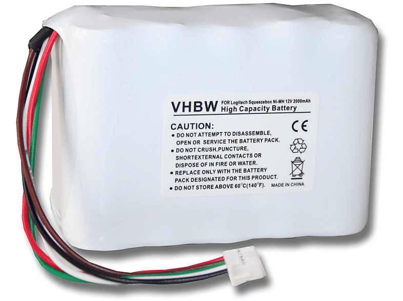Beliebte Modelle erscheinen VHBW kompatibel mit Logitech Squeezebox 2000 XR0001 NiMH Radio - Volt, Radio, Akku 12