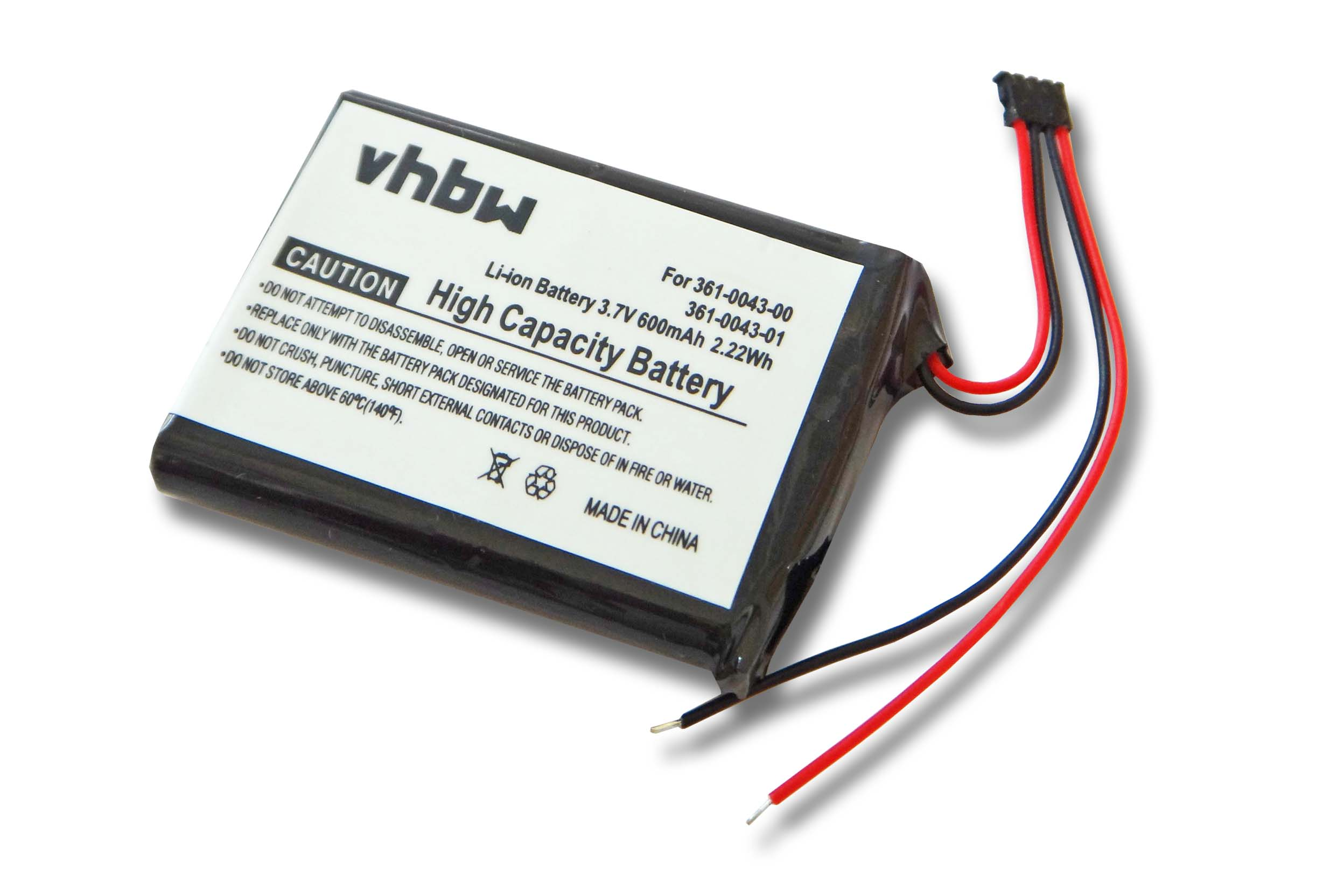 VHBW kompatibel Volt, 3.7 200, - 600 mit Edge 520 Garmin 205, 010-01626-02, Navi, Akku Explore Li-Ion 820, 500