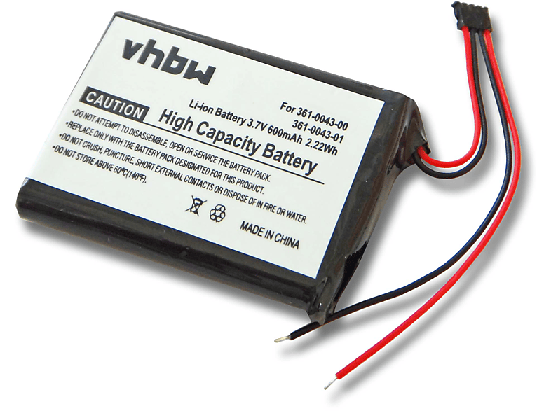 VHBW kompatibel Volt, 3.7 200, - 600 mit Edge 520 Garmin 205, 010-01626-02, Navi, Akku Explore Li-Ion 820, 500