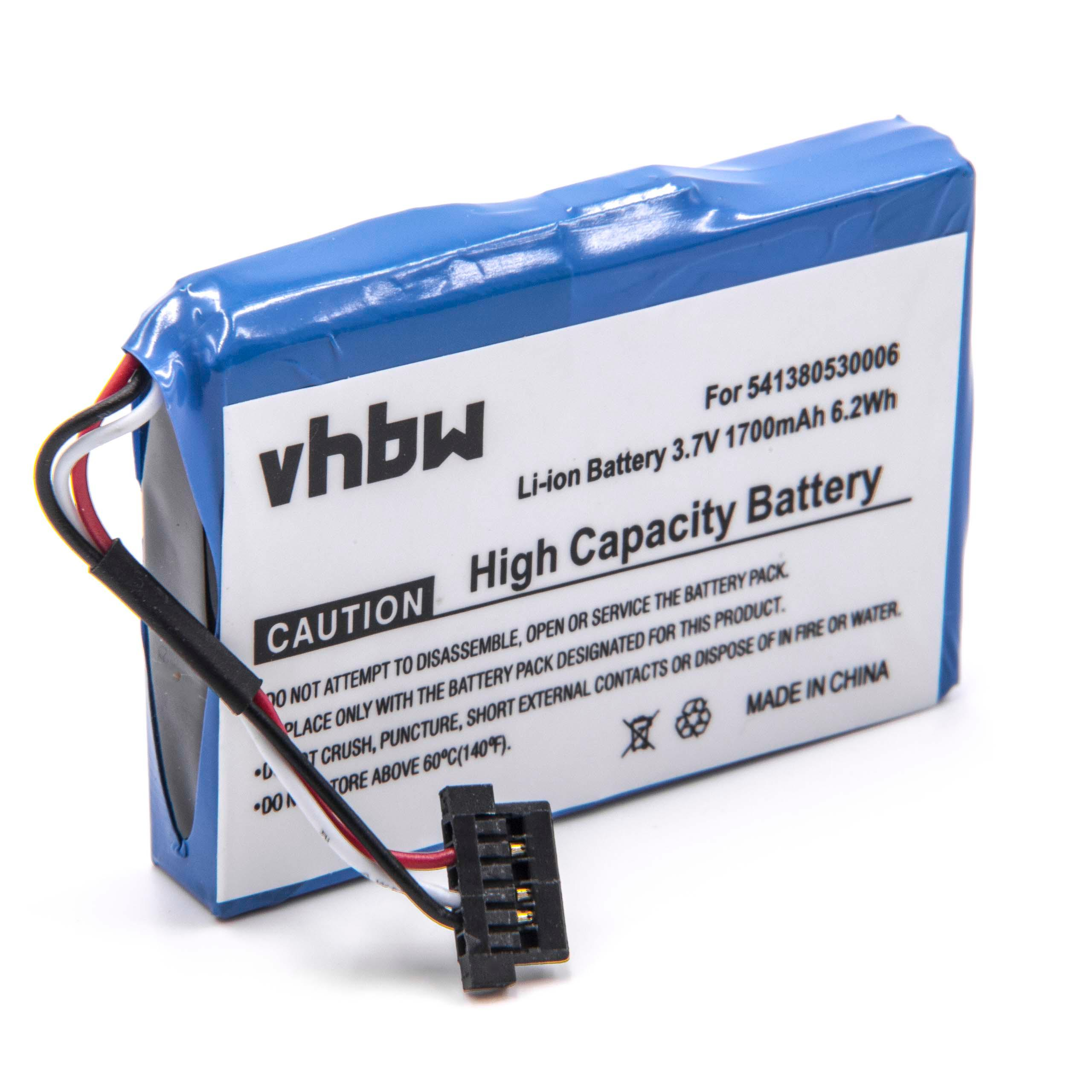 Subtel Batteria GPS 1250mAh Compatibile Medion GoPal P4410, Becker Active 43, E Altri – Ricambio 541380530005 - 2