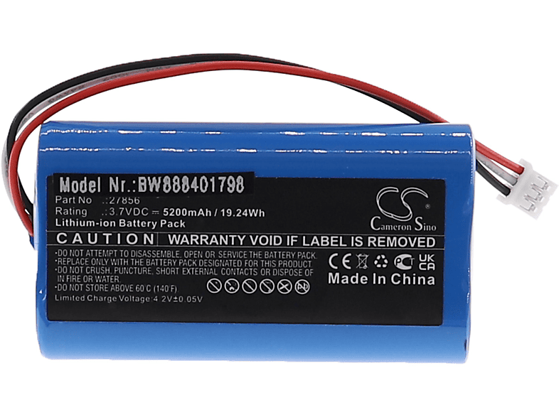 VHBW kompatibel mit Radio, DR855 5200 Li-Ion Volt, DR DR 855, 3.7 Albrecht Akku 860, - DR860