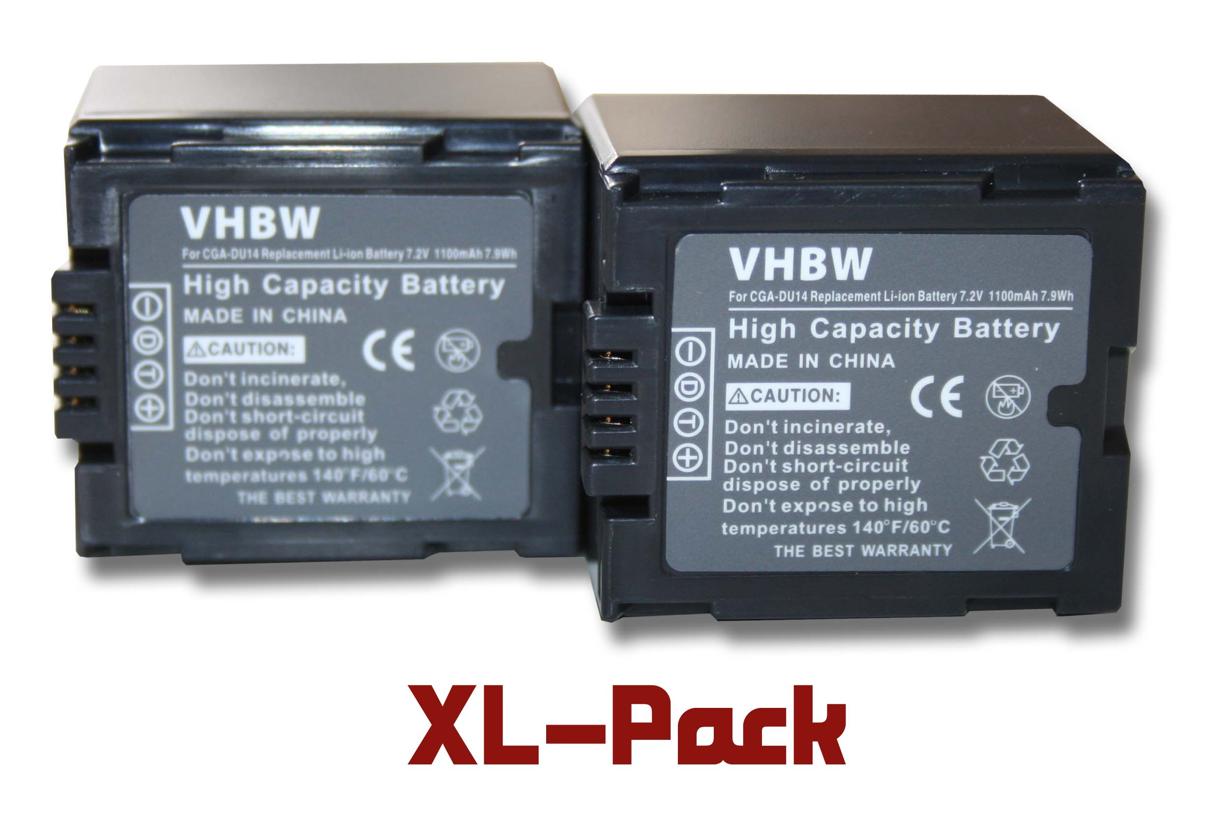 VHBW PV-GS120, Volt, 1100 PV-GS200 PV-GS50, Videokamera, Li-Ion mit kompatibel - Akku PV-GS50S, Panasonic NV-GS80, NV-GS75EG, 7.2