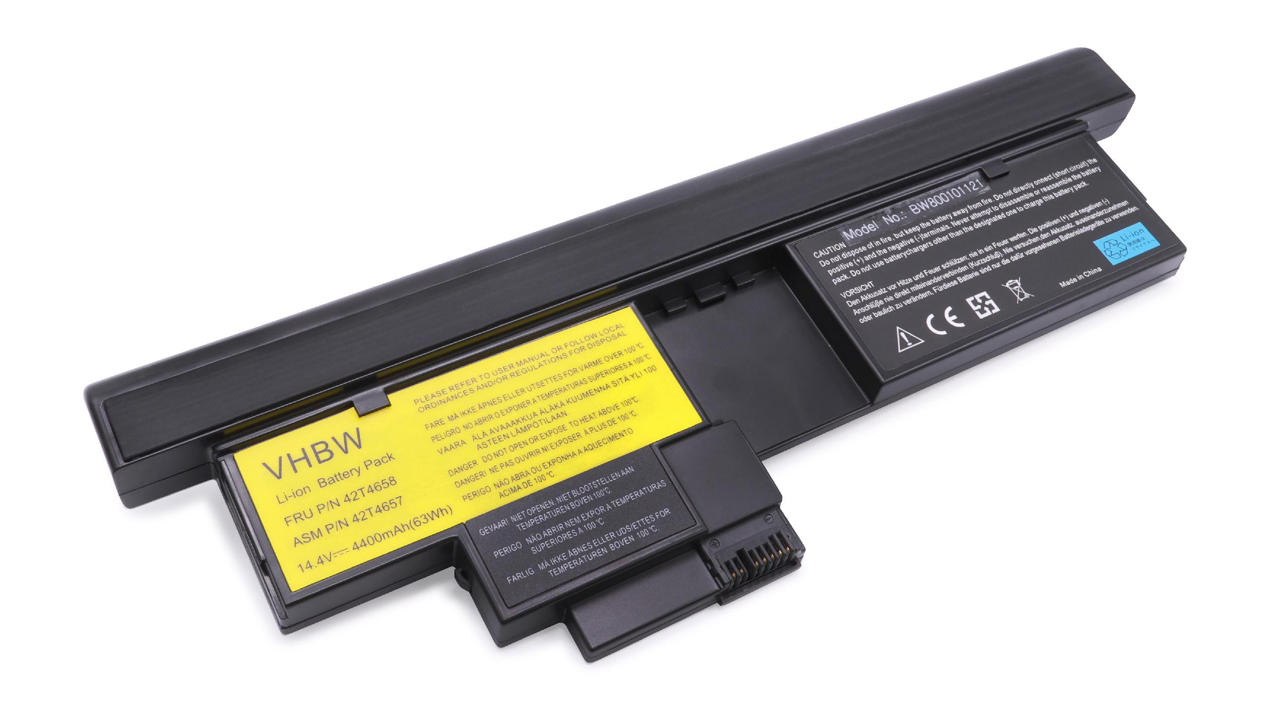 VHBW Ersatz für 14.4 Li-Ion Akku - Tablet, für Lenovo 4400 Volt, FRU 42T4658