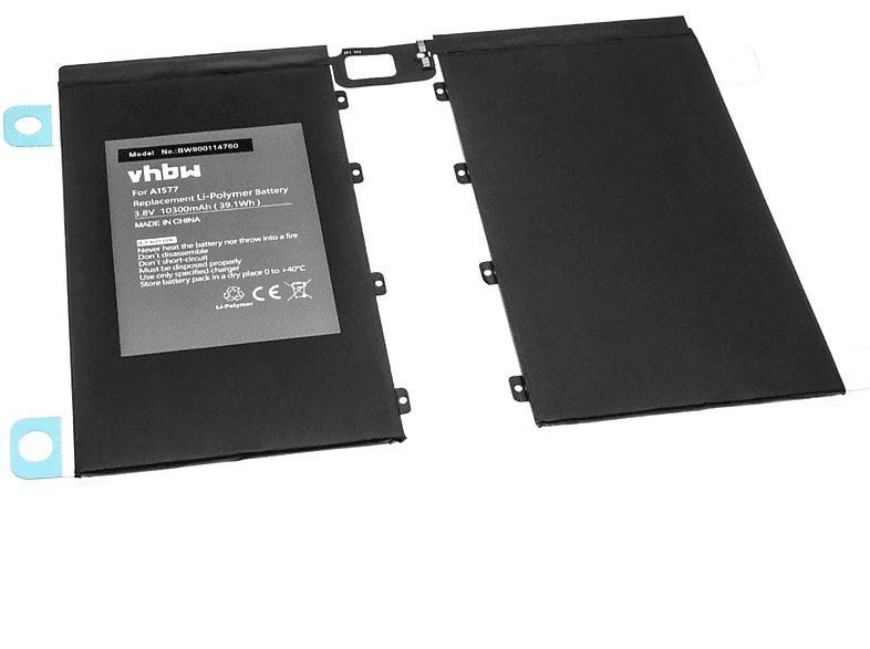 10300 kompatibel - Tablet, A1584 3.8 mit Akku Apple iPad Pro Volt, Pro, 12.9, Li-Polymer VHBW