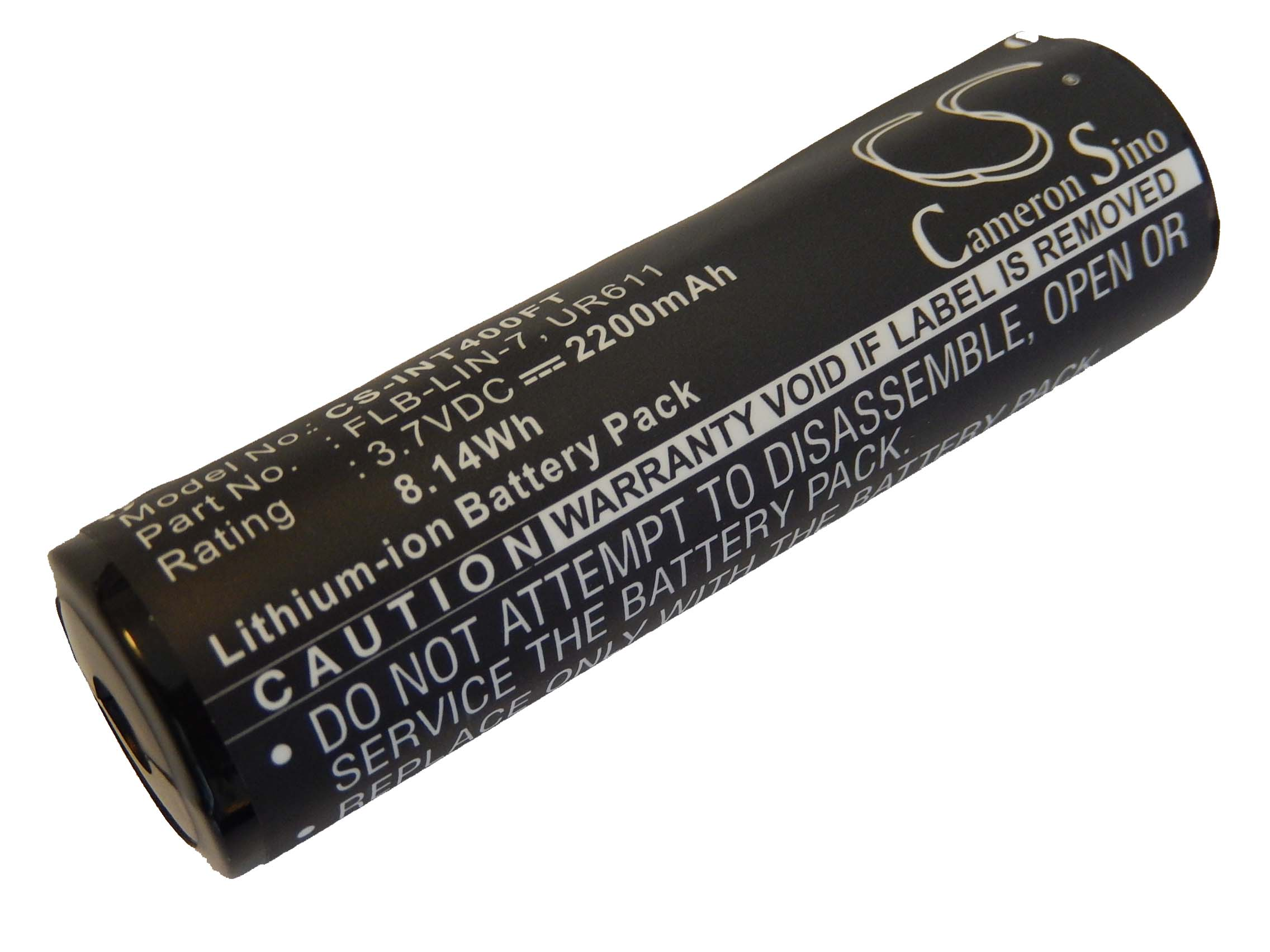 VHBW kompatibel mit Inova Volt, 2200 Li-Ion - 3.7 (Old (Old Akku T4 Style) Style), Lights T4 Taschenlampe