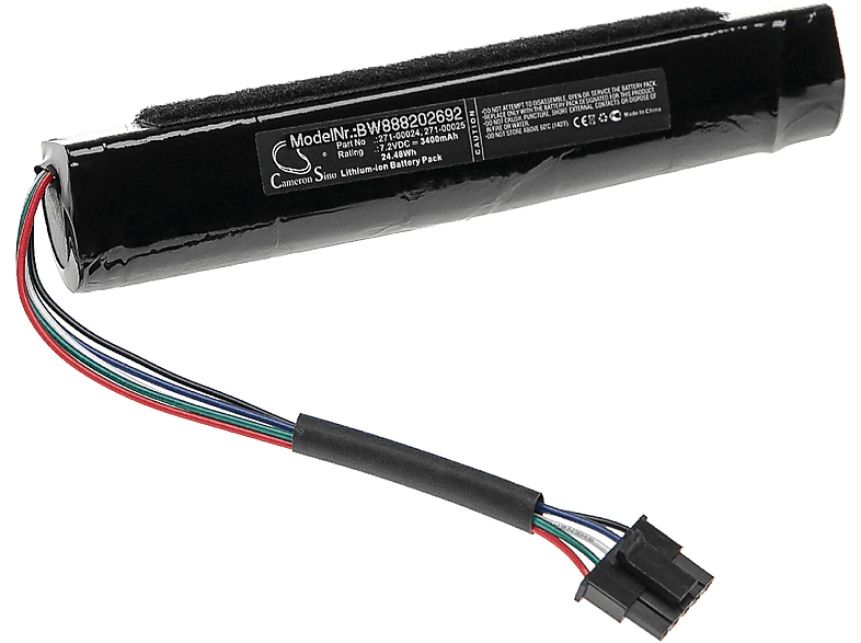 - Li-Ion Volt, Akku 271-00025 Raid-Controller, für für 3400 VHBW Nexergy 271-00029, Ersatz 271-00024, 7.2