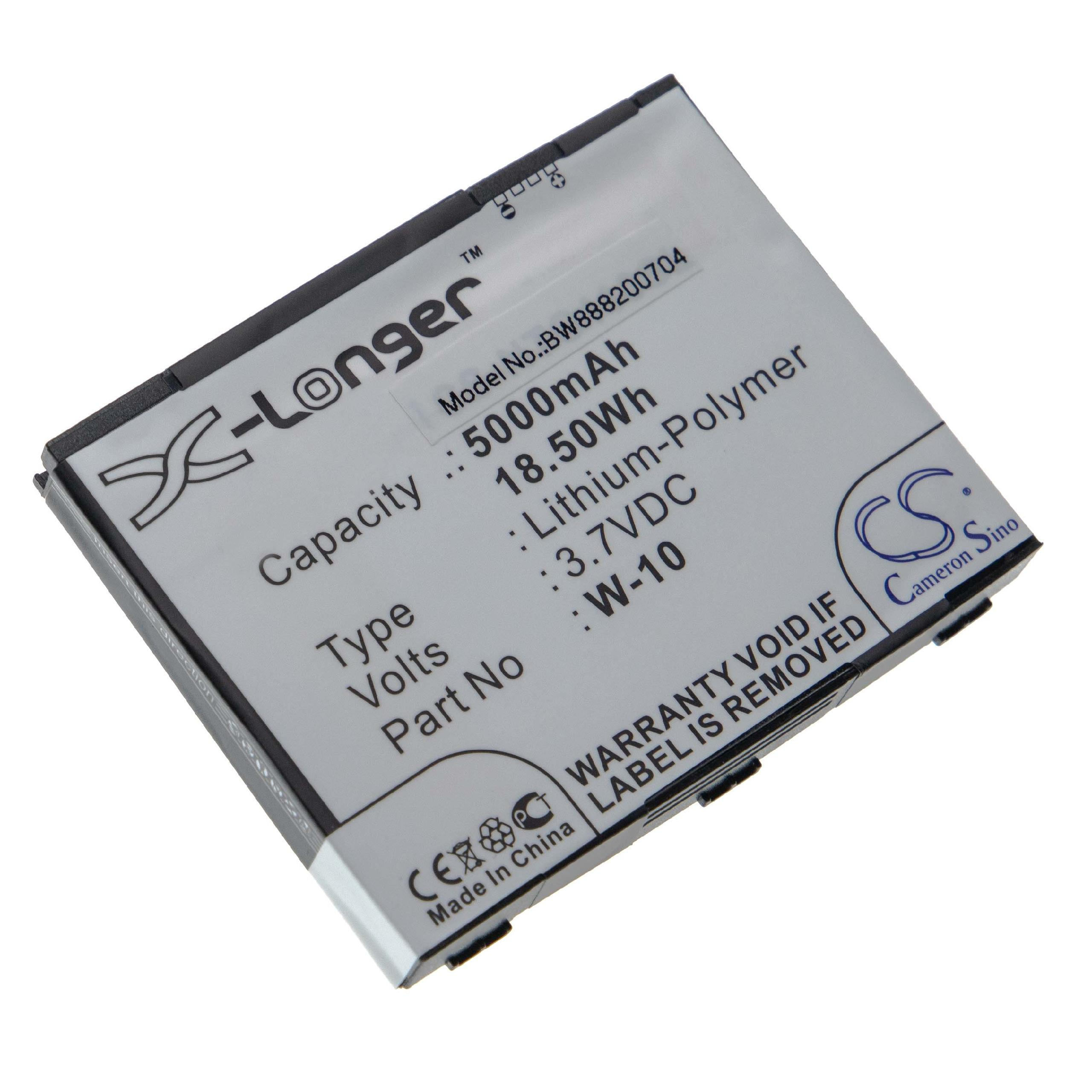 kompatibel MR1100, - Netgear VHBW Li-Polymer M1 3.7 NightHawk Akku Router, mit 5000 Volt,